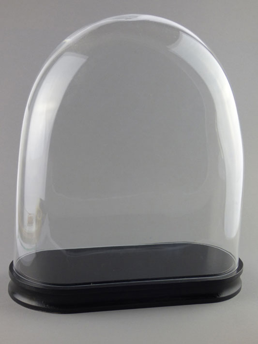 ideco Glassturz oval 370x190x450